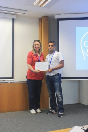 Cern'de Sertifikamı Ortaöğretim Genel Müdürlüğü Daire Başkanı Hülya hocamdan almak keyifli ve güzeldi.